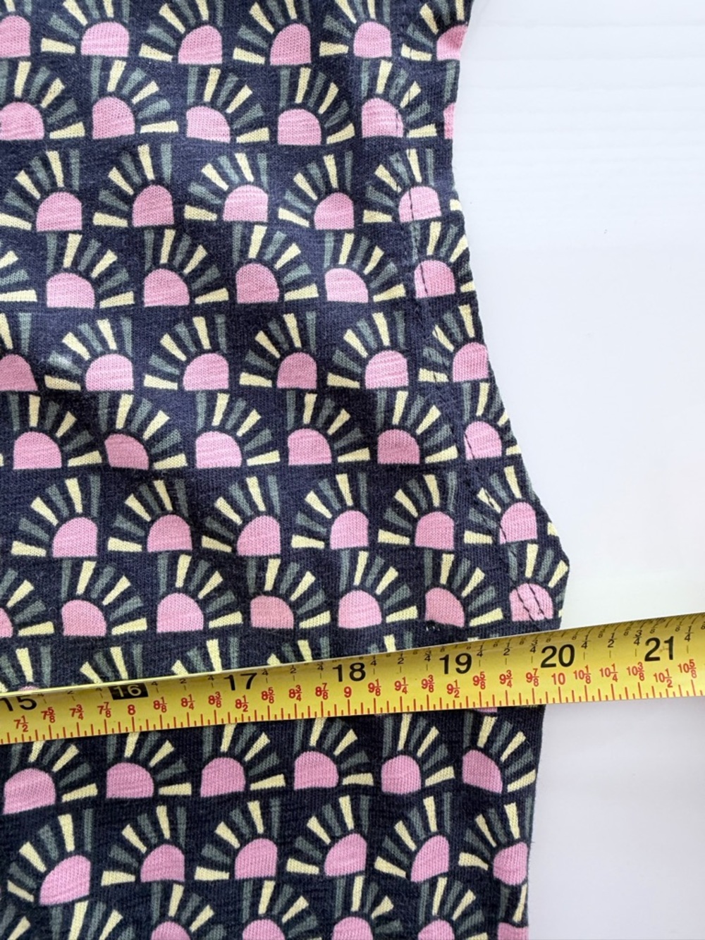 Boden maxi dress geometric print pockets Cotton 12 Long - Picture 3 of 6